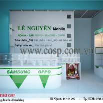 Thiết kế cửa hàng điện thoại đẹp - Anh Thỉnh - Long An